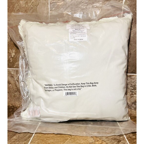 Geometric Patterned 18x18" Pillow Gray - Threshold - Picture 5 of 5